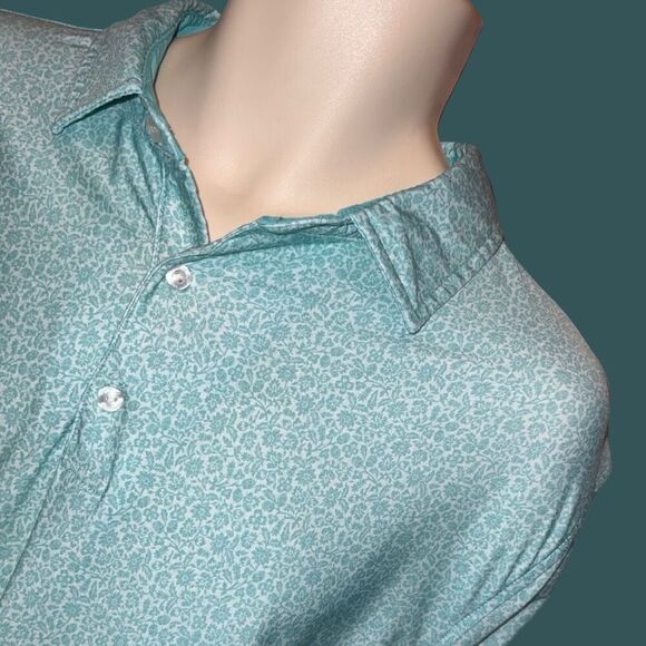 Hickey Freeman Pattern Golf Polo Size Large #101 - Picture 2 of 7